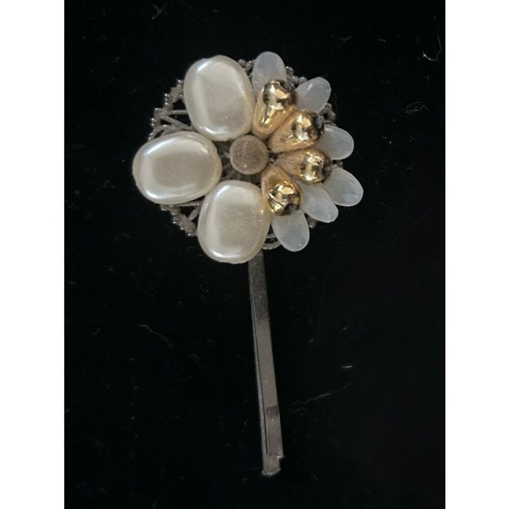 NEW Anthropologie Floral Beaded Hair Pin